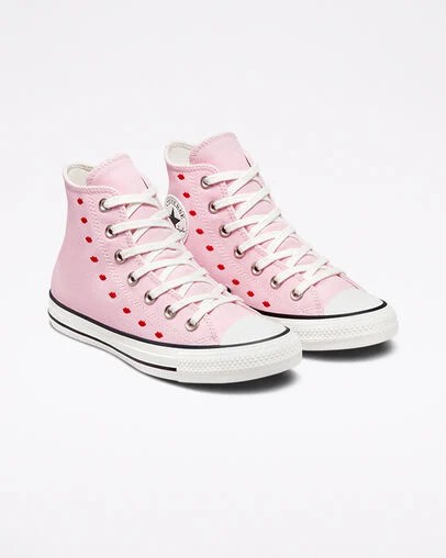 Converse Crafted With Love Chuck Taylor All Star Women Sneakers Pink / White USA | C-26173989
