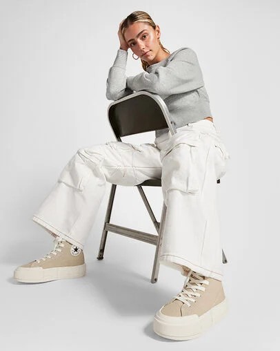 Converse Cruise Men Sneakers Beige / Black USA | C-58016939