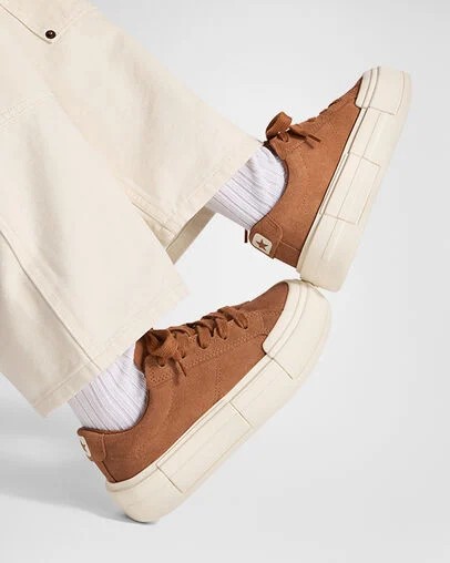 Converse Cruise Suede Women Sneakers Brown USA | C-05482739