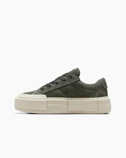Converse Cruise Suede Women Sneakers Green USA | C-14278369