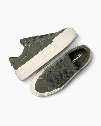 Converse Cruise Suede Women Sneakers Green USA | C-14278369