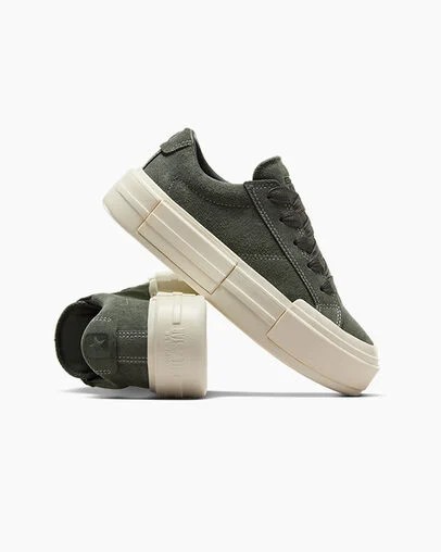 Converse Cruise Suede Women Sneakers Green USA | C-14278369