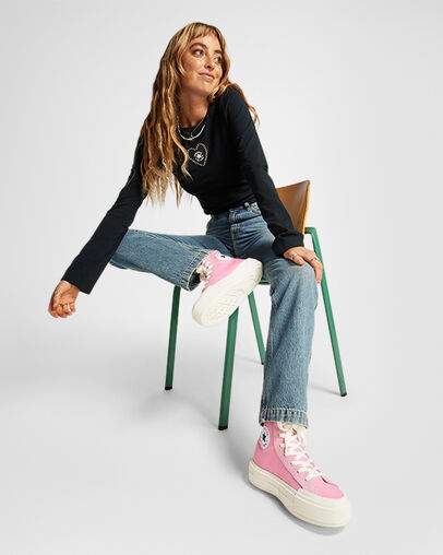 Converse Cruise Women Sneakers Pink / White USA | C-94710359