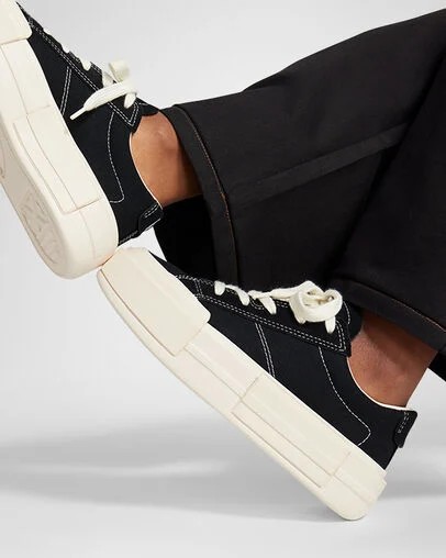 Converse Cruise Women Tennis Shoes Black / White USA | C-12574309