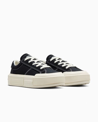 Converse Cruise Women Tennis Shoes Black / White USA | C-12574309