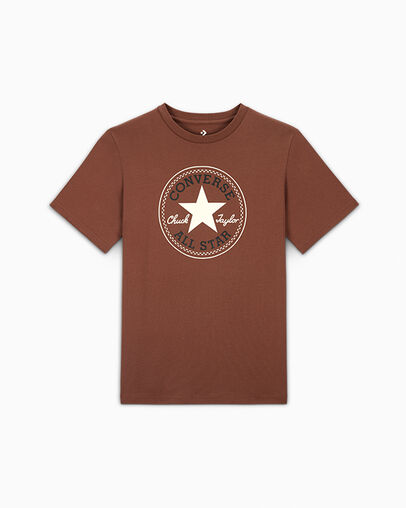 Converse Go-To All Star Patch Standard-Fit Women T Shirts Brown USA | C-50829619