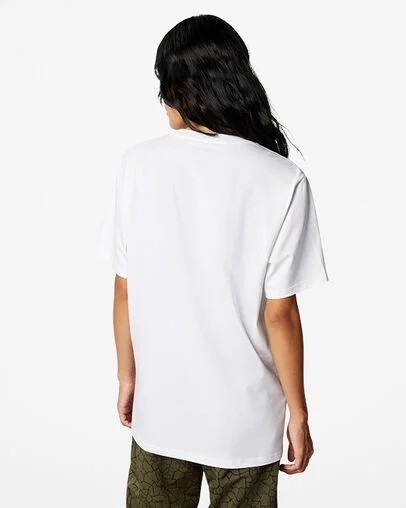 Converse Go-To All Star Patch Standard-Fit Women T Shirts White USA | C-35147629