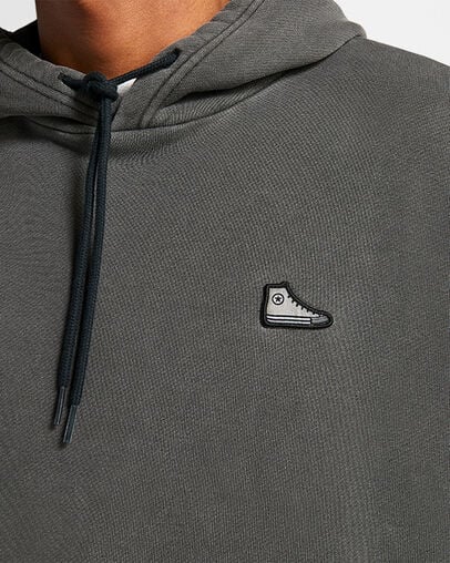 Converse Go-To Chuck 70 Loose Fit Women Hoodie Black USA | C-85047639