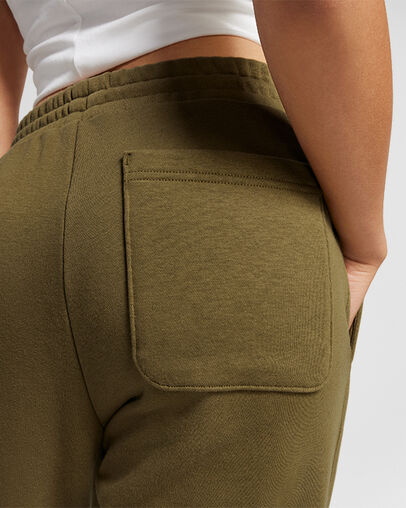 Converse Go-To Embroidered Star Chevron Standard-Fit Women Sweatpants Olive USA | C-15708369