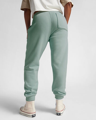 Converse Go-To Embroidered Star Chevron Standard-Fit Women Sweatpants Green USA | C-23078499