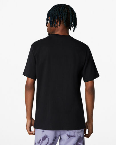 Converse Go-To Embroidered Star Chevron Standard-Fit Men T Shirts Black USA | C-80974259