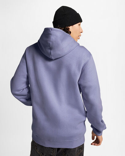Converse Go-To Embroidered Star Chevron Standard-Fit Fleece Men Hoodie Lavender Grey USA | C-19427039