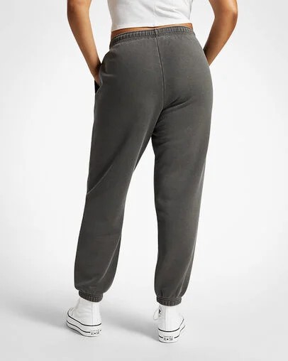 Converse Go-To Sneaker Patch Loose-Fit Men Sweatpants Black USA | C-80152379