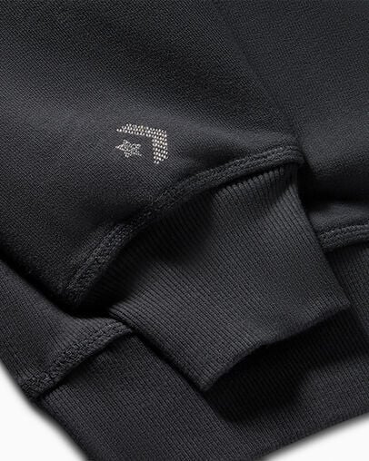Converse Gold Standard Crew Neck Women Sweatshirt Black USA | C-61502399