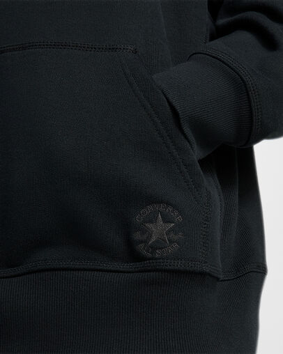 Converse Gold Standard Loose-Fit Women Hoodie Black USA | C-90872169