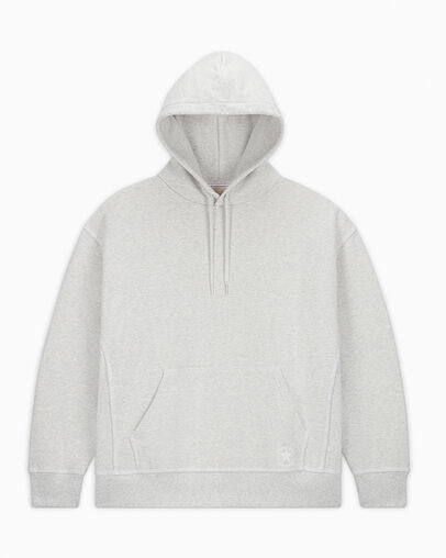 Converse Gold Standard Loose-Fit Women Hoodie Light Grey USA | C-95746839
