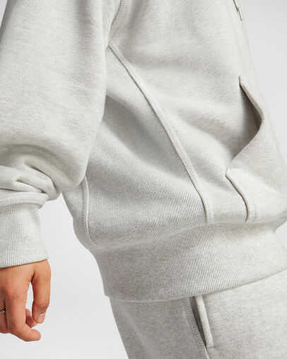 Converse Gold Standard Loose-Fit Women Hoodie Light Grey USA | C-95746839