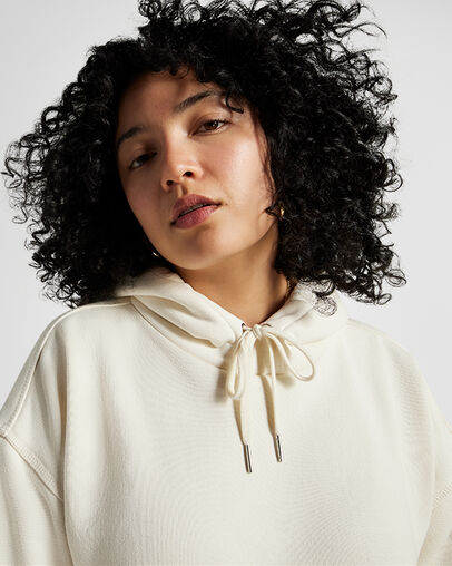 Converse Gold Standard Loose-Fit Women Hoodie White USA | C-50491389