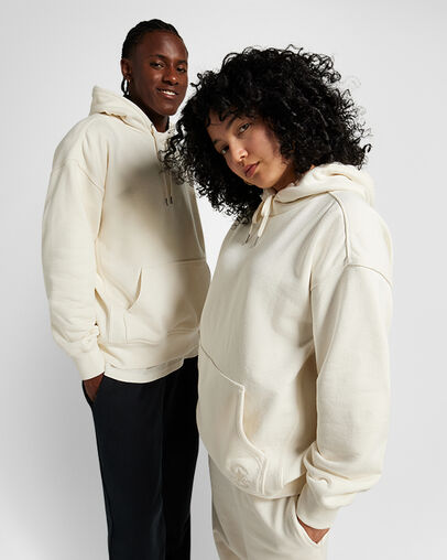 Converse Gold Standard Loose-Fit Women Hoodie White USA | C-50491389
