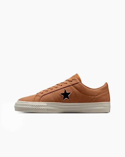 Converse One Star Pro Women Skate Shoes Brown USA | C-34981259