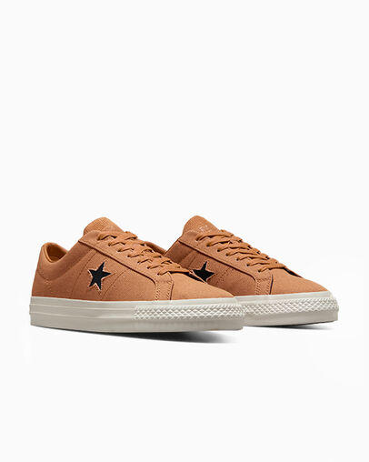 Converse One Star Pro Women Skate Shoes Brown USA | C-34981259