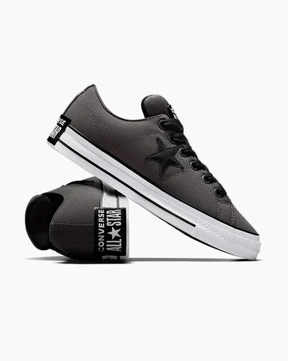 Converse One Star Puff Men Skate Shoes Black / White USA | C-61043789