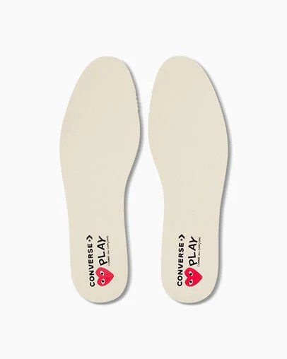 Converse PLAY Comme des Garçons Single Heart Chuck 70 Women Sneakers Black / Red USA | C-94217859
