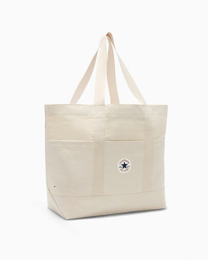 Converse Premium Canvas Men Tote Bag Beige USA | C-76423959