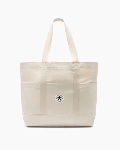 Converse Premium Canvas Men Tote Bag Beige USA | C-76423959