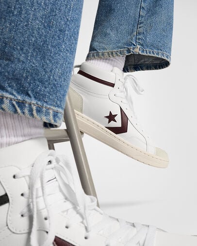 Converse Pro Blaze Classic Men Boots Burgundy / Purple / White USA | C-81725069