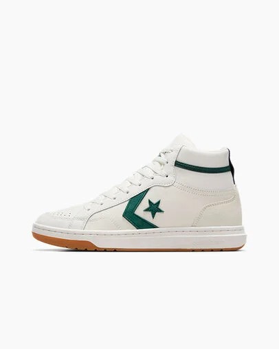 Converse Pro Blaze Classic Sport Luxe Women Basketball Shoes White / Green USA | C-92051349