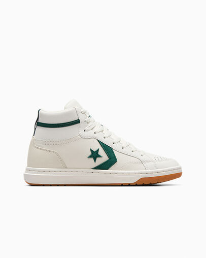 Converse Pro Blaze Classic Sport Luxe Women Basketball Shoes White / Green USA | C-92051349