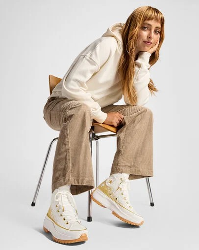 Converse Run Star Hike Women Platform Shoes White USA | C-47698539