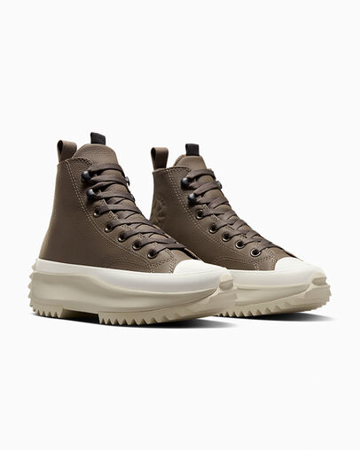 Converse Run Star Hike Women Platform Shoes Brown / Black USA | C-37840159