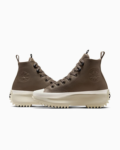 Converse Run Star Hike Women Platform Shoes Brown / Black USA | C-37840159