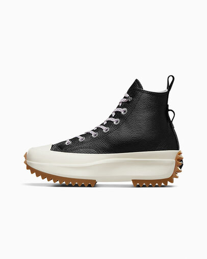 Converse Run Star Hike Women Platform Shoes Black / Orange USA | C-87901659