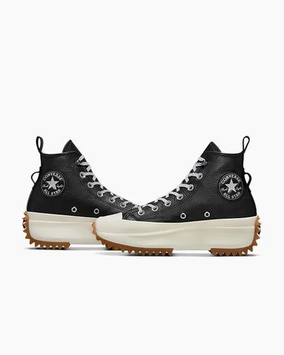 Converse Run Star Hike Women Platform Shoes Black / Orange USA | C-87901659