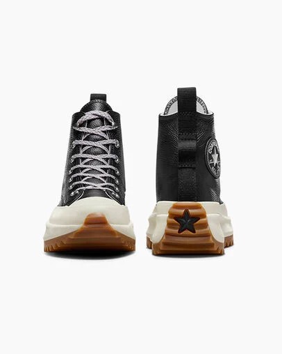 Converse Run Star Hike Women Platform Shoes Black / Orange USA | C-87901659
