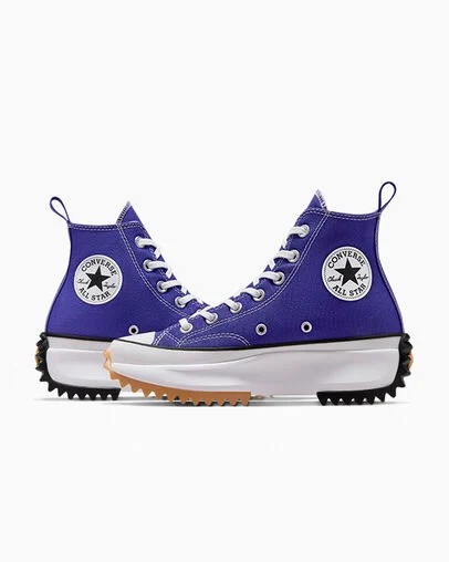 Converse Run Star Hike Women Platform Shoes Purple / White / Black USA | C-98240359