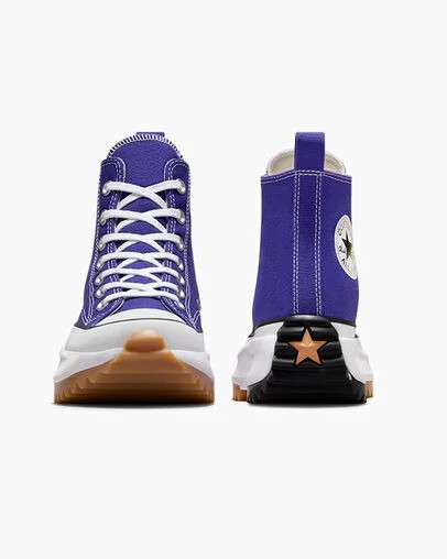 Converse Run Star Hike Women Platform Shoes Purple / White / Black USA | C-98240359