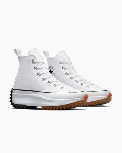 Converse Run Star Hike Women Platform Shoes White / Black USA | C-96250789