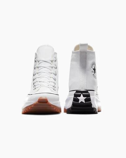 Converse Run Star Hike Women Platform Shoes White / Black USA | C-96250789