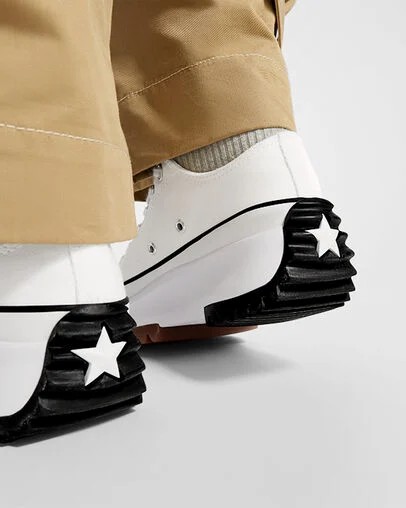 Converse Run Star Hike Women Platform Shoes White / Black USA | C-39842159