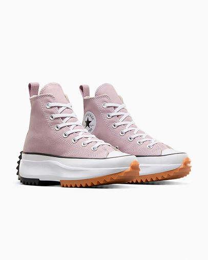 Converse Run Star Hike Women Platform Shoes Purple / White / Black USA | C-38716299