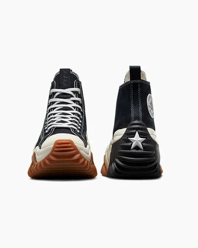 Converse Run Star Motion Women Platform Shoes Black / White / Orange USA | C-89610279