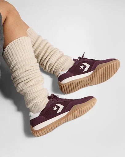 Converse Run Star Women Trainers Burgundy / White USA | C-62910589