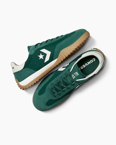 Converse Run Star Women Trainers Green / White USA | C-45692719