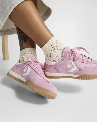 Converse Run Star Women Trainers Pink / White USA | C-56981709