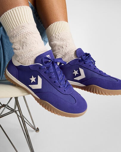 Converse Run Star Women Trainers Purple / White USA | C-76419239