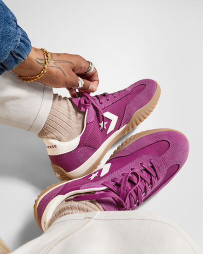 Converse Run Star Women Trainers Purple / White USA | C-28751909